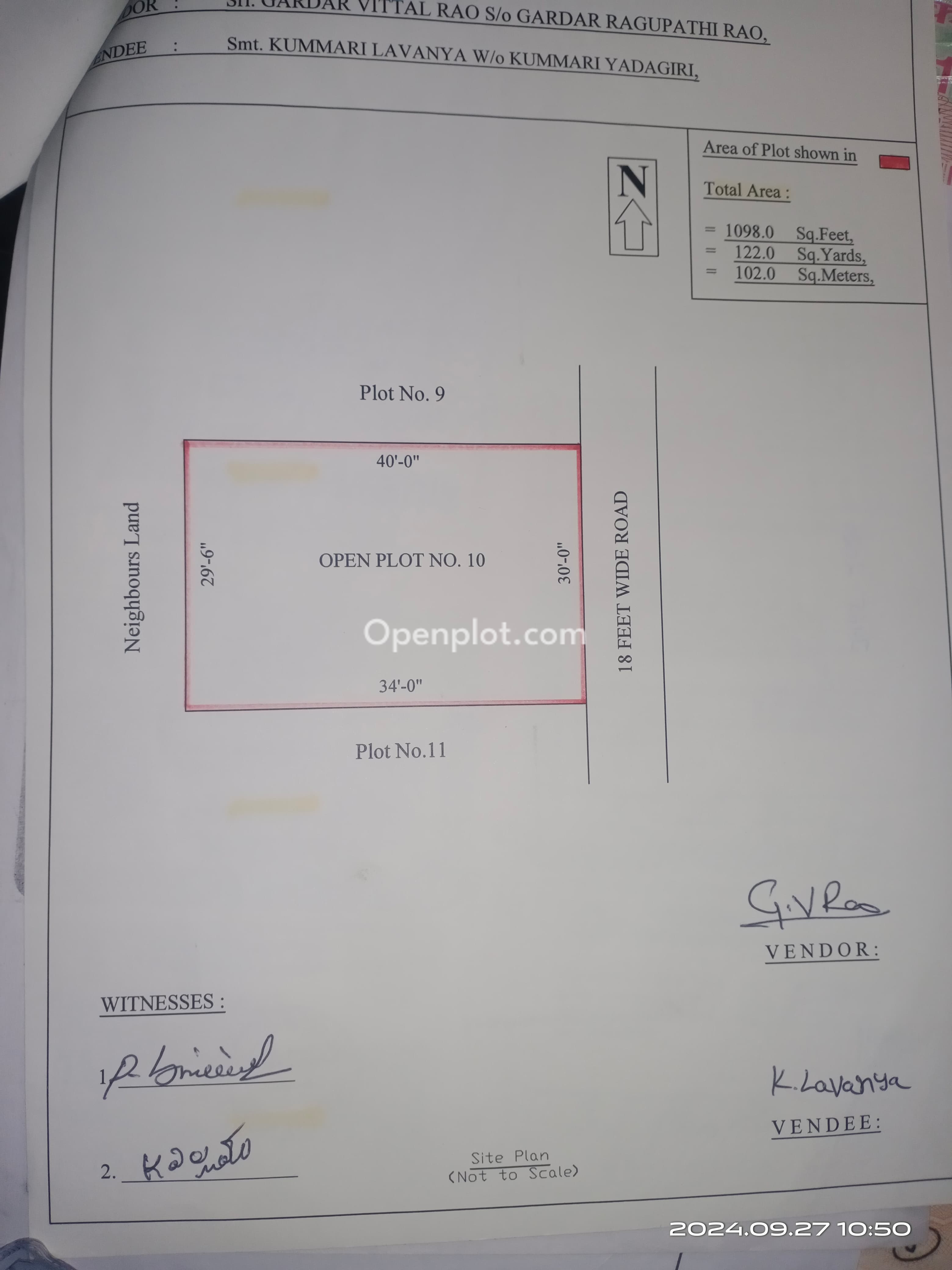 Plot for Sale in Masaipet,Medak